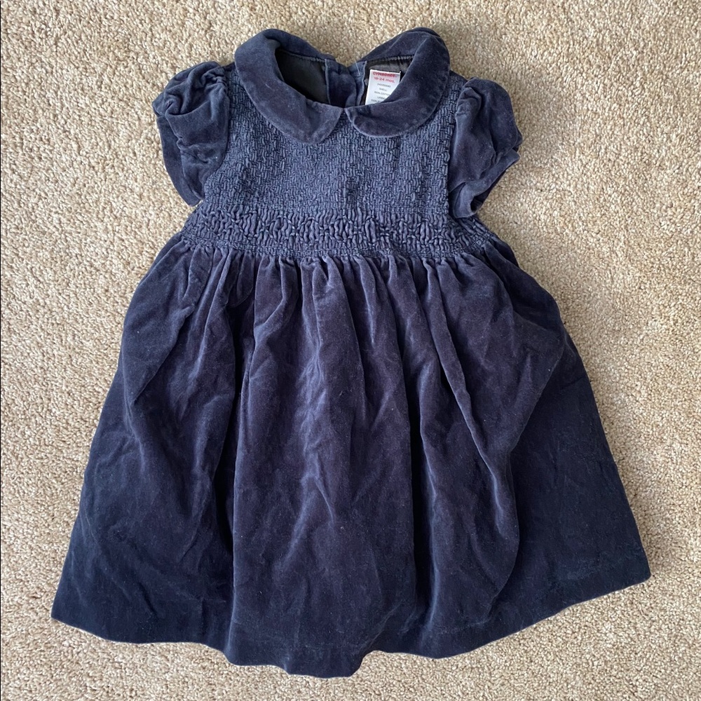 Gymboree 18-24 month Velvet Cap Sleeve Dress